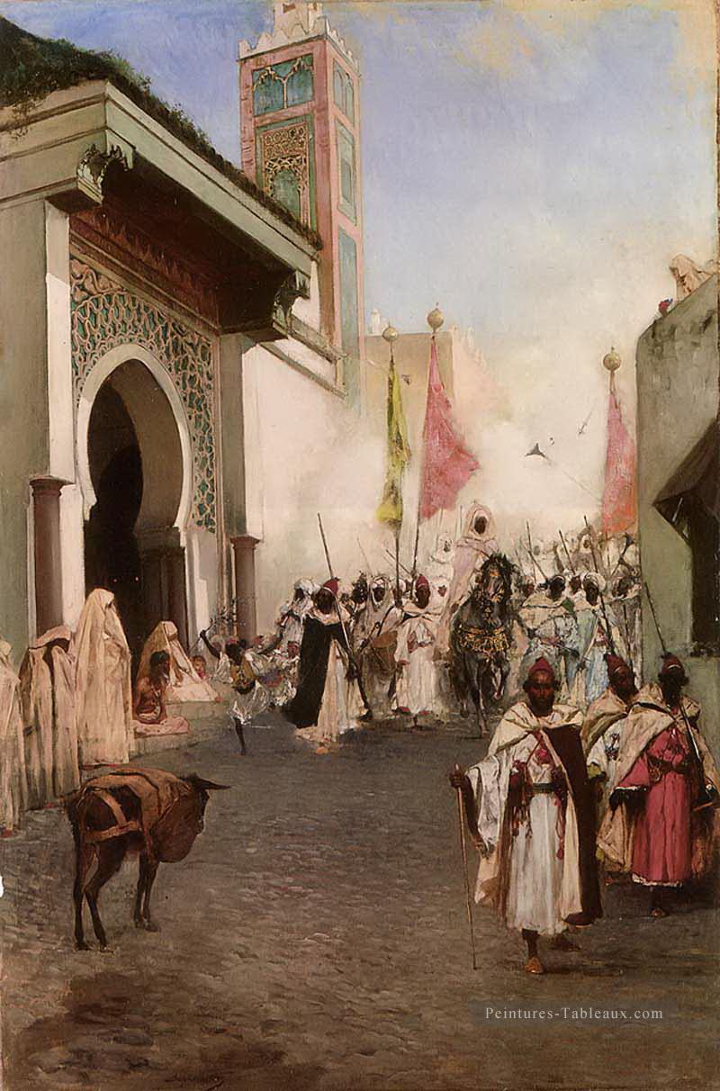 Entrée de Mohammed II à Constantinople Jean Joseph Benjamin orientaliste constant Peintures à l'huile